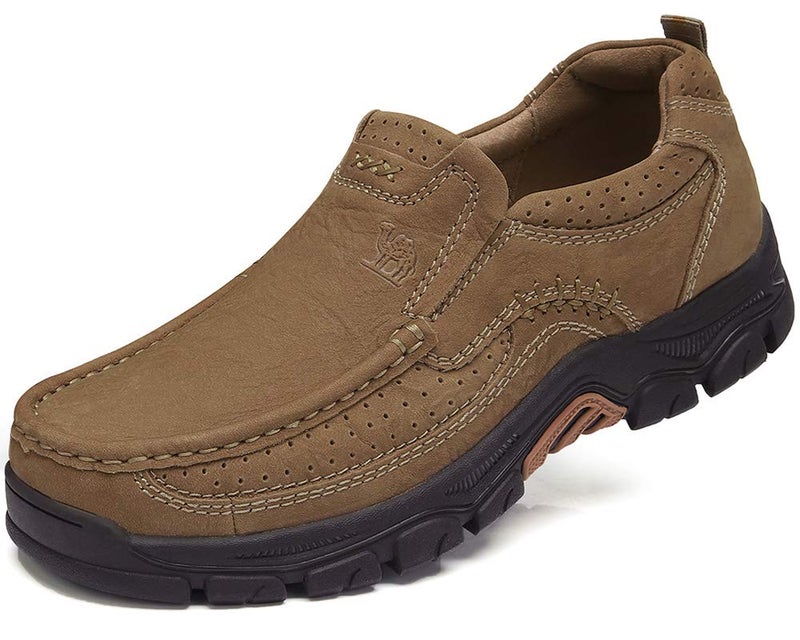 CAMEL CROWN Mens Loafers Slip On Loafer Leather Casual Walking Shoes Comfortable for Work Office Dress Outdoor - Image 1